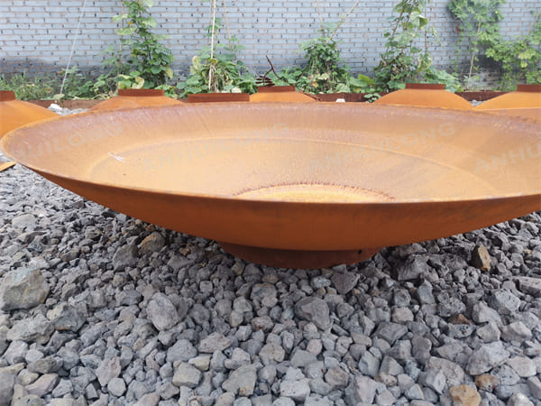 China Cheap Corten Steel Fire Pit Disk-Shaped For Sale