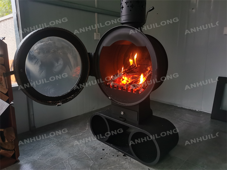 Industrial Style Circular interior fireplace smokeless fire pit Supplier