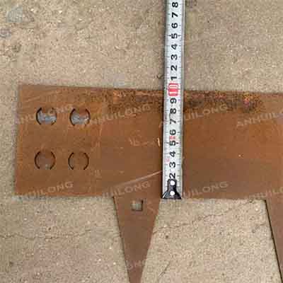 Custom Metal Lawn corten steel garden edging High Quality Corten Steel Landscape Border