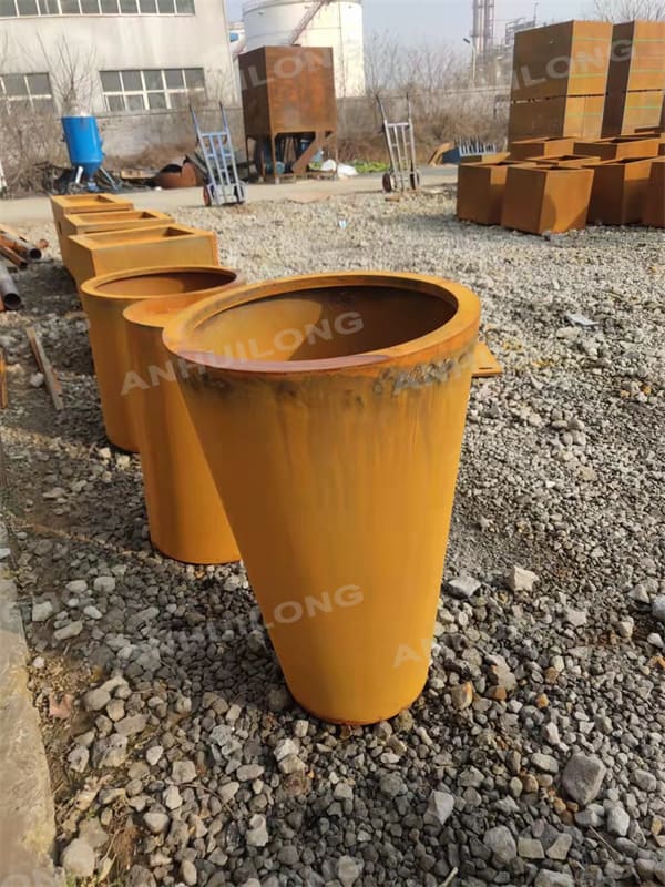 Cylinder Flowerpot For Garden Design Wholesale