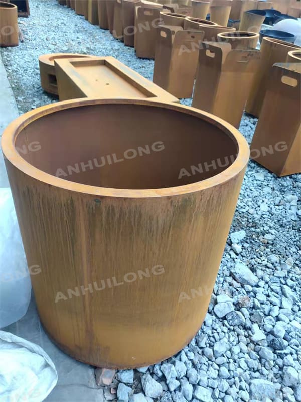 Cylinder Flowerpot For Garden Design Wholesale