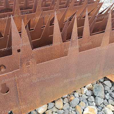 Garden border edging corten steel rusted metal Raised garden grow bed garden edging for landscaping