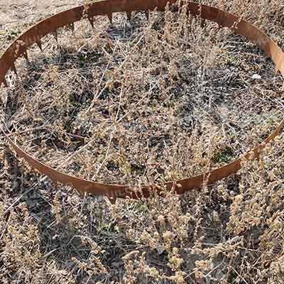 Metal backyard edge garden corten steel landscape edge