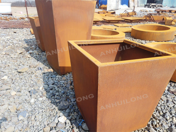 High Quality Large Metal Planter For Park Project