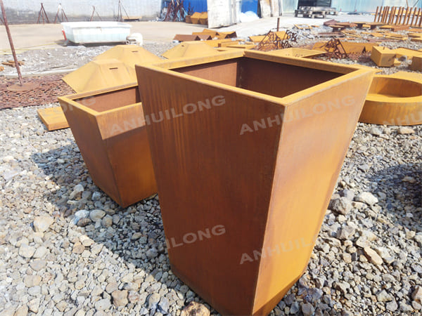 High Quality Large Metal Planter For Park Project