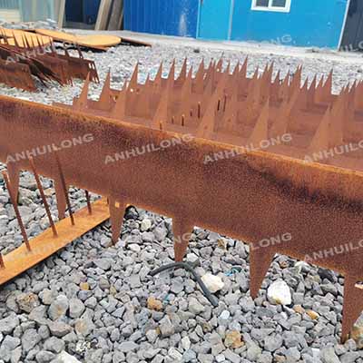 High Quality Supply Finished Corten Steel Metal Steel Garden Edging For Landscape