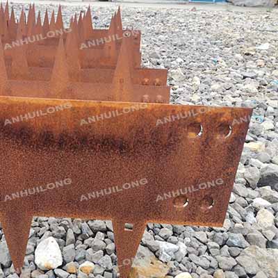 High Quality Supply Finished Corten Steel Metal Steel Garden Edging For Landscape