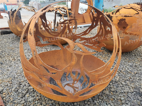 Laser Cut Exquisite Metal Fireball Fire Pit Wholesale