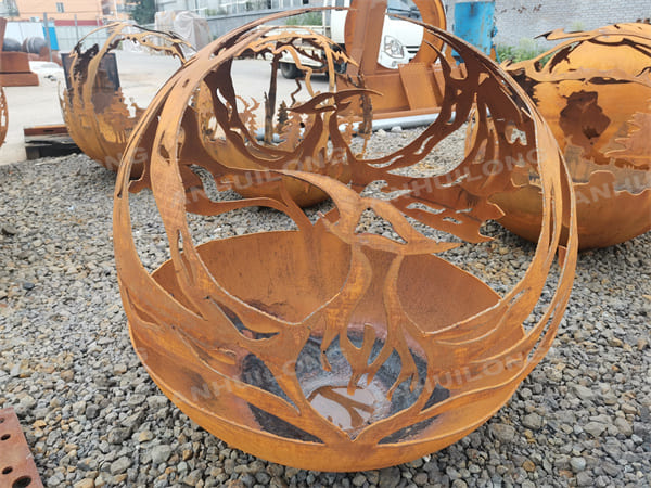 Laser Cut Exquisite Metal Fireball Fire Pit Wholesale