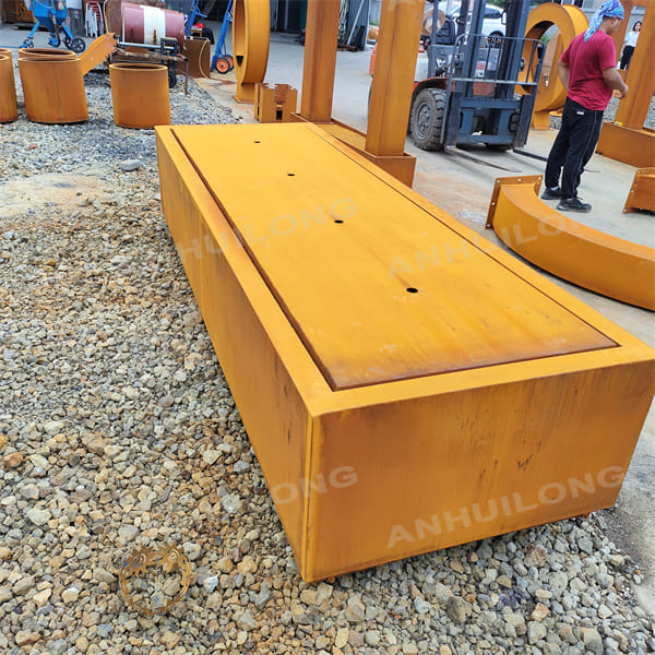 Nostalgia Corten Steel Waterfall Water Fountain Water Feature