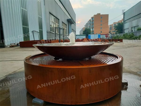 Nostalgia Corten Steel Waterfall Water Fountain Water Feature