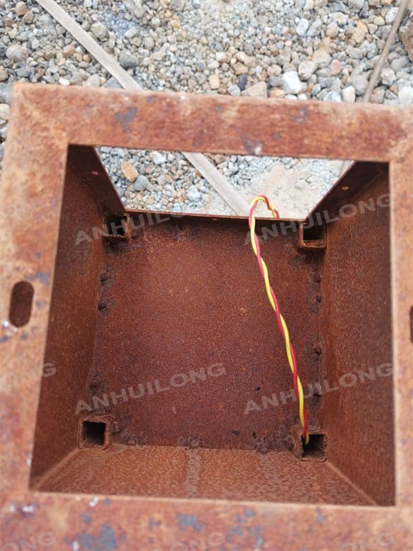 Nature Style corten steel garden metal lights