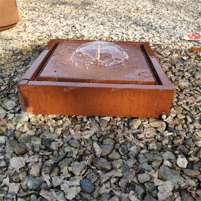 vintage style modern water feature For Garden Design