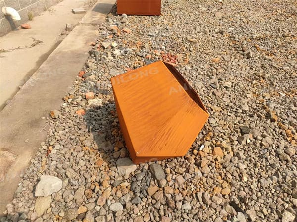 Not Need To Paint And Weatherproof Corten Steel Planter Pot