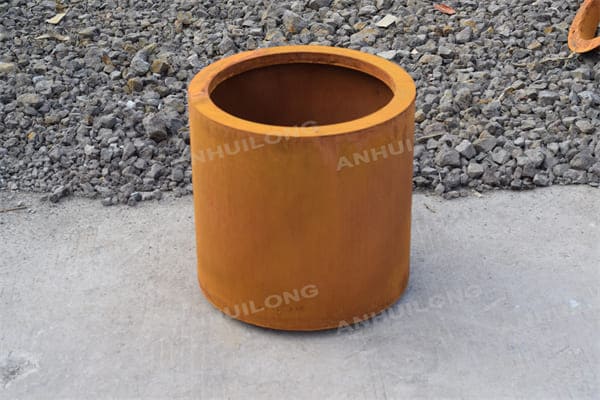 Corten Steel pots With Excellent Weather Resistance