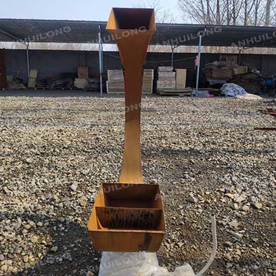 Corten Steel Large Garden Metal Water Feature