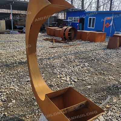 Corten Steel Large Garden Metal Water Feature