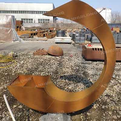 Corten Steel Large Garden Metal Water Feature