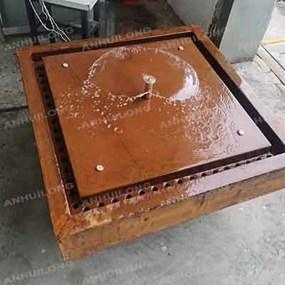 Customized Garden Water Fountain Garden Ornaments Water Feature Design Outdoor Corten Steel Water Feature