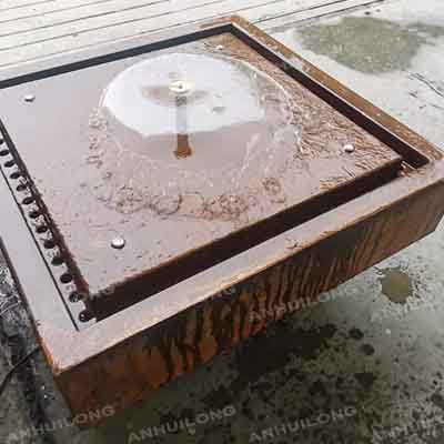 Customized Garden Water Fountain Garden Ornaments Water Feature Design Outdoor Corten Steel Water Feature