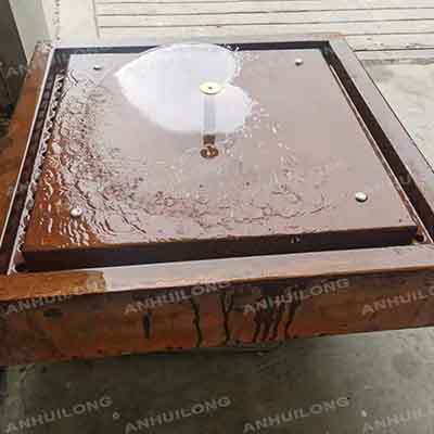 Customized Garden Water Fountain Garden Ornaments Water Feature Design Outdoor Corten Steel Water Feature