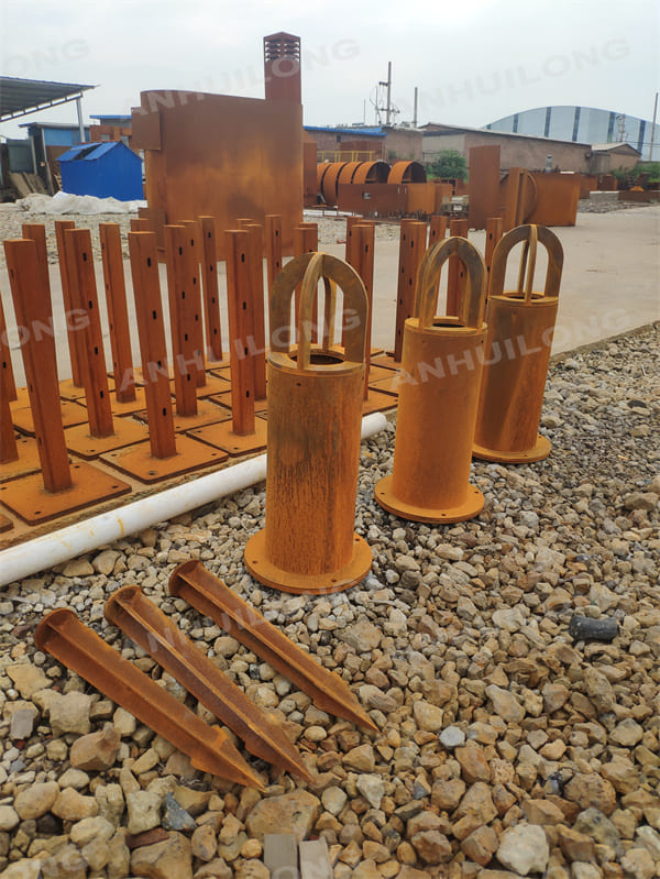 Economic And Durable Corten Lighting Bollards Wholesale