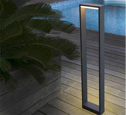 Modern outdoor metal modern luxury  corten steel light box