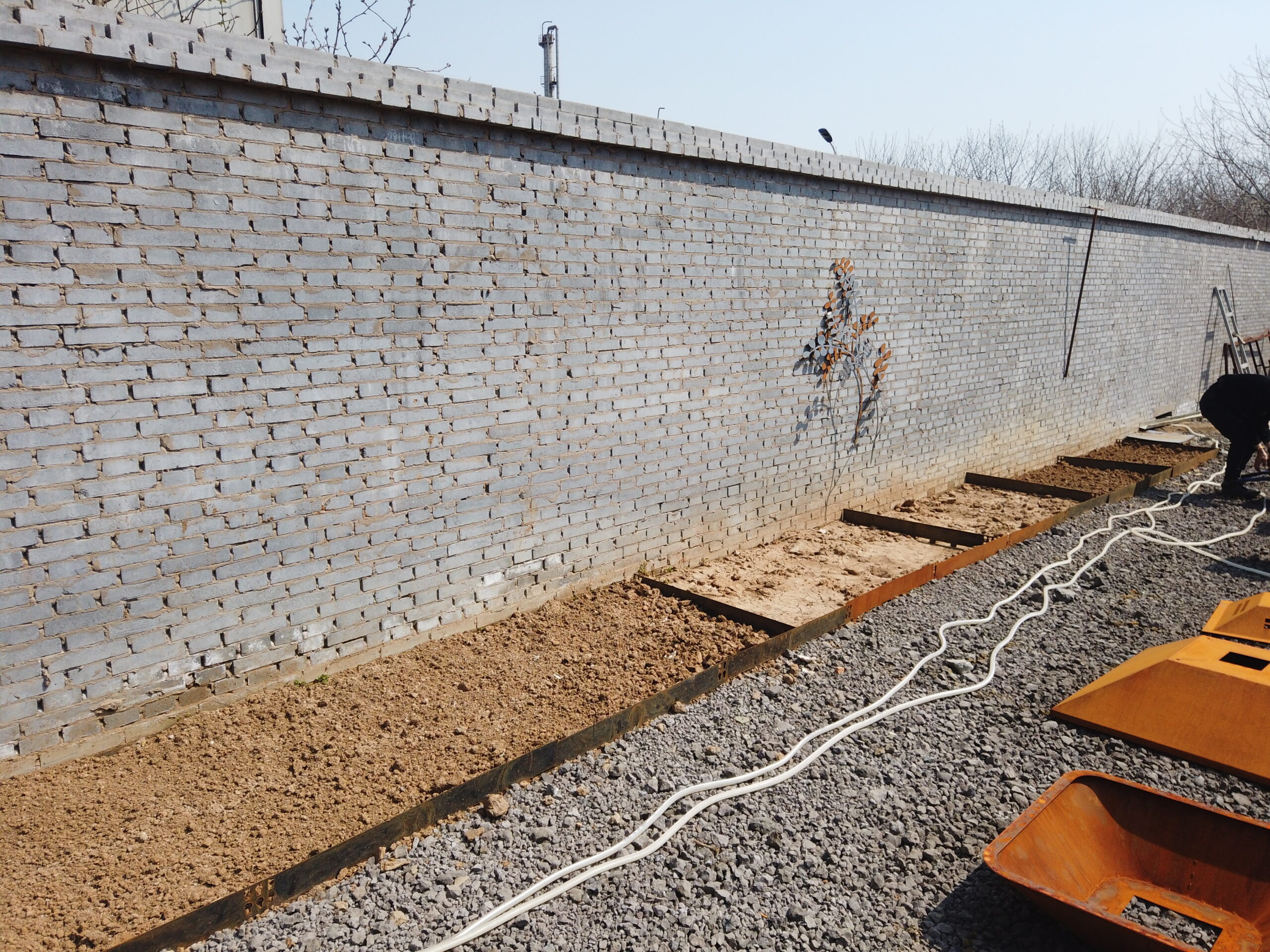 Outdoor Modern Corten Steel Garden Border Fence Lawn Edging