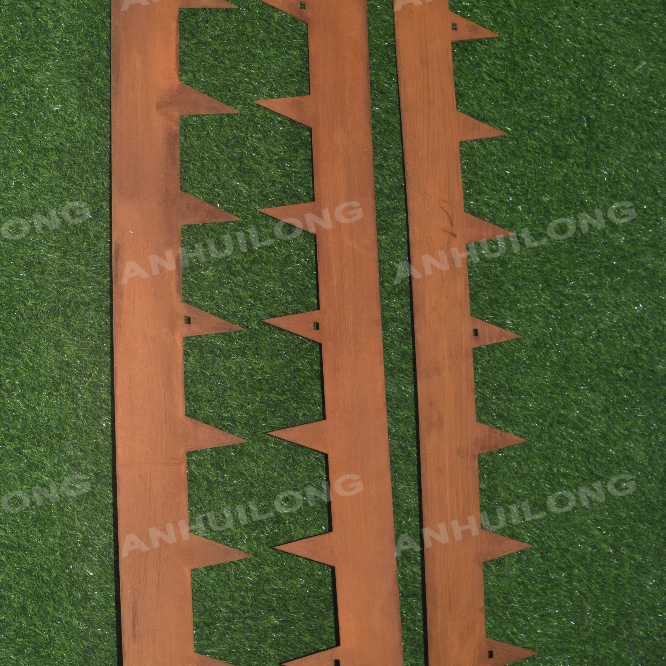 Flower bed isolation belt garden green corten steel edging fixed board curved edging