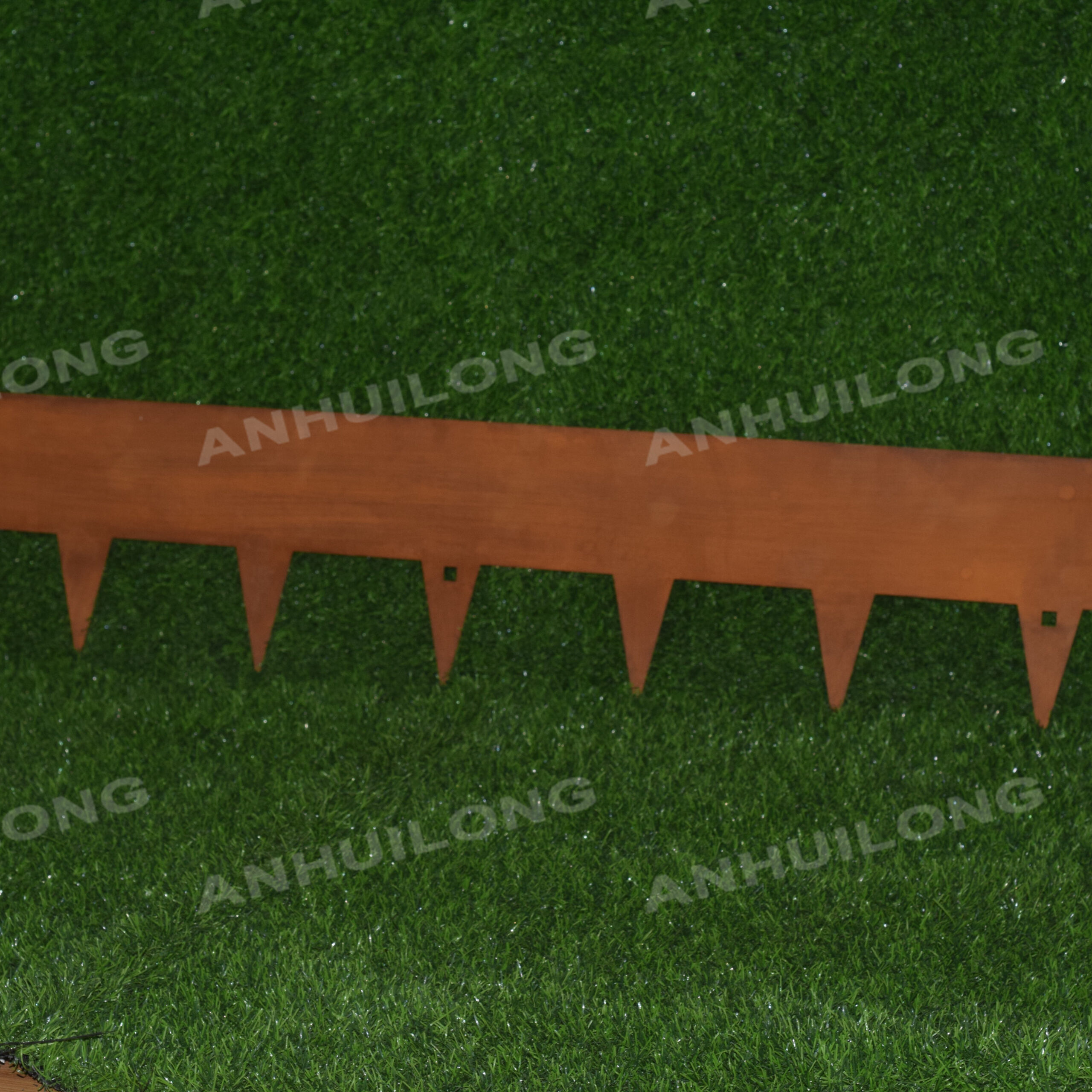 Beautiful industrial landscape Corten steel edging neat retro garden  park decoration metal customization edging