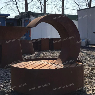 Beautifully Decorate Your Backyard with Customized Corten Steel Water Fountain