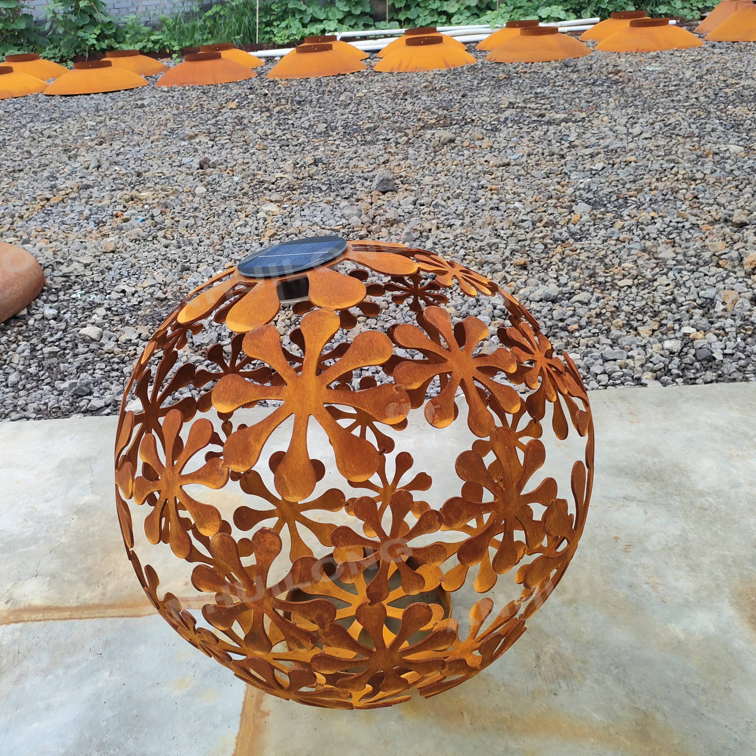 Economic and Durable Rust Color Corten Steel Light