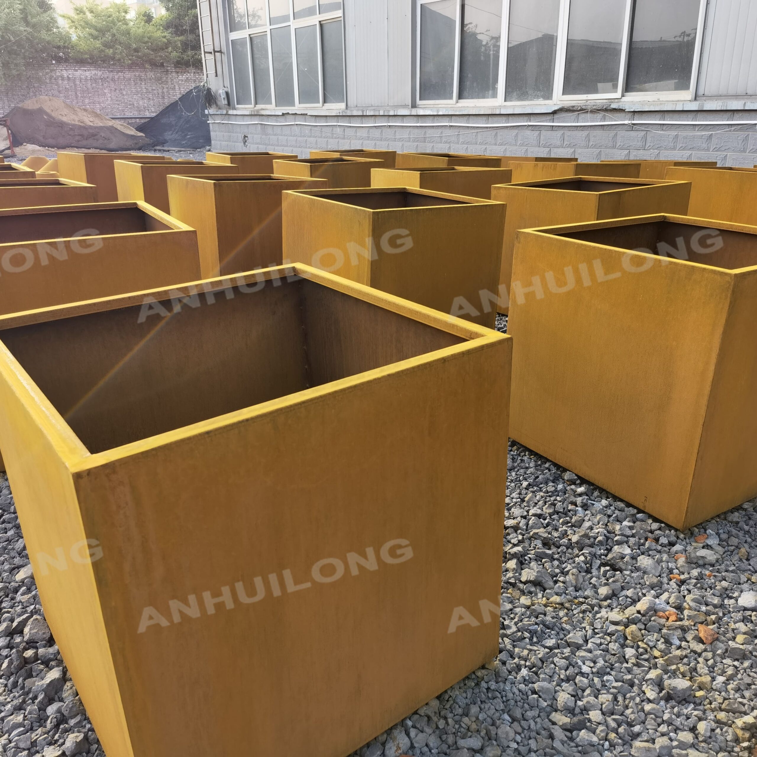 Environmentally Friendly Planter Box for Park Project