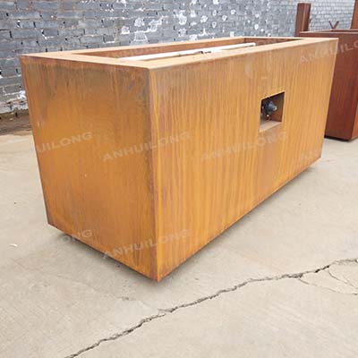 Patio Fire Pit Corten Steel Natural Gas/Propane Fire Pits Table