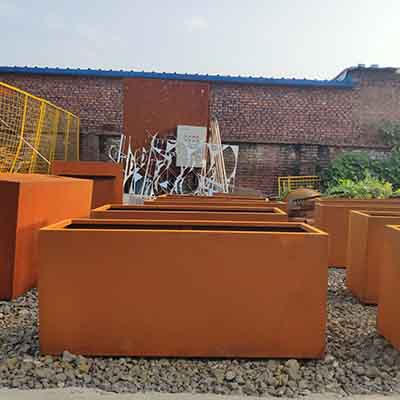 Long-lasting and Stylish Corten Steel Planter for Landscaping Projects