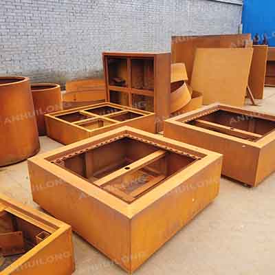 Long-lasting and Stylish Corten Steel Planter for Landscaping Projects