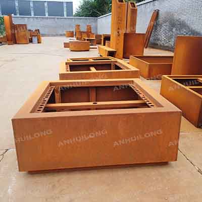 Long-lasting and Stylish Corten Steel Planter for Landscaping Projects