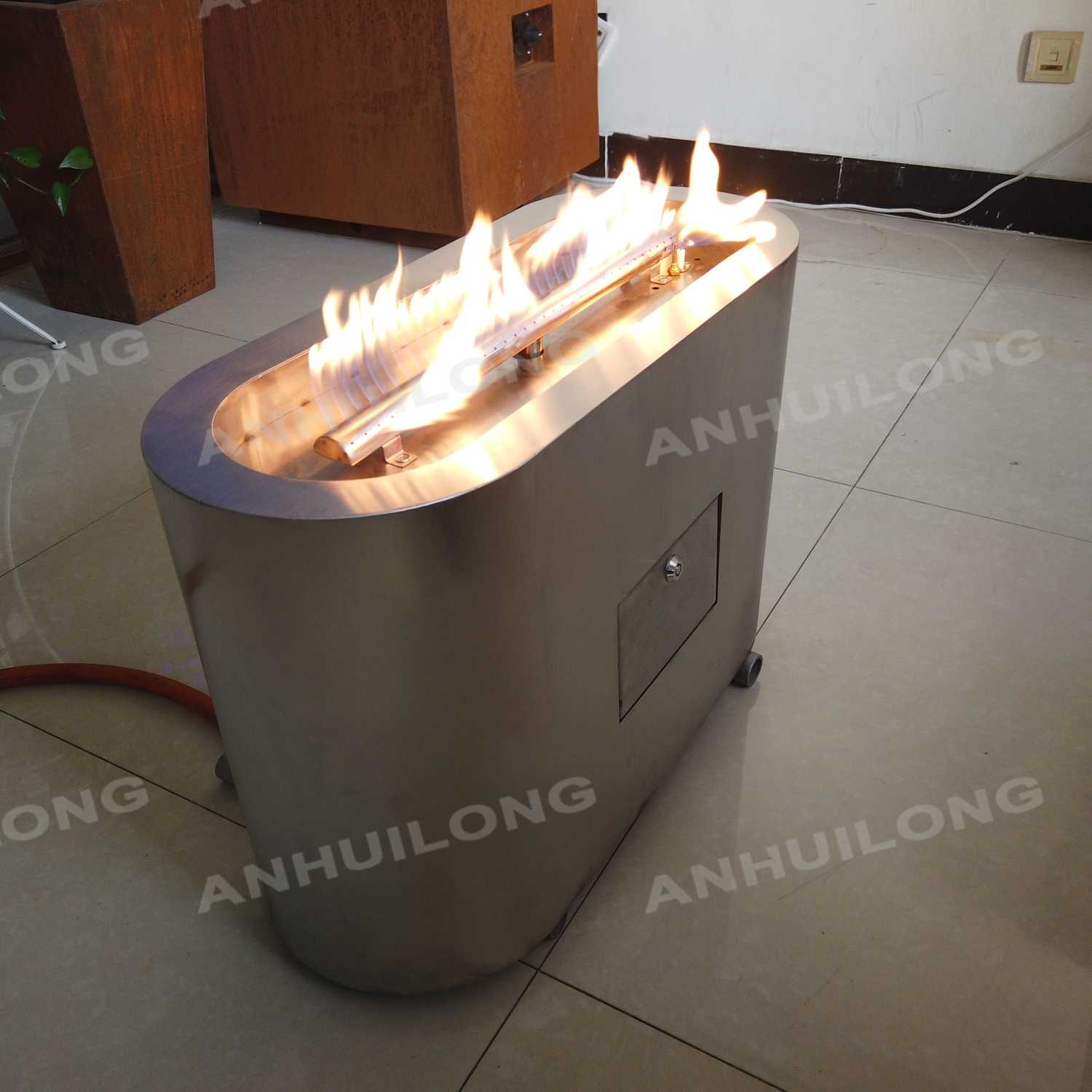 Outdoor heater natural gas fire pit for outdoor heating