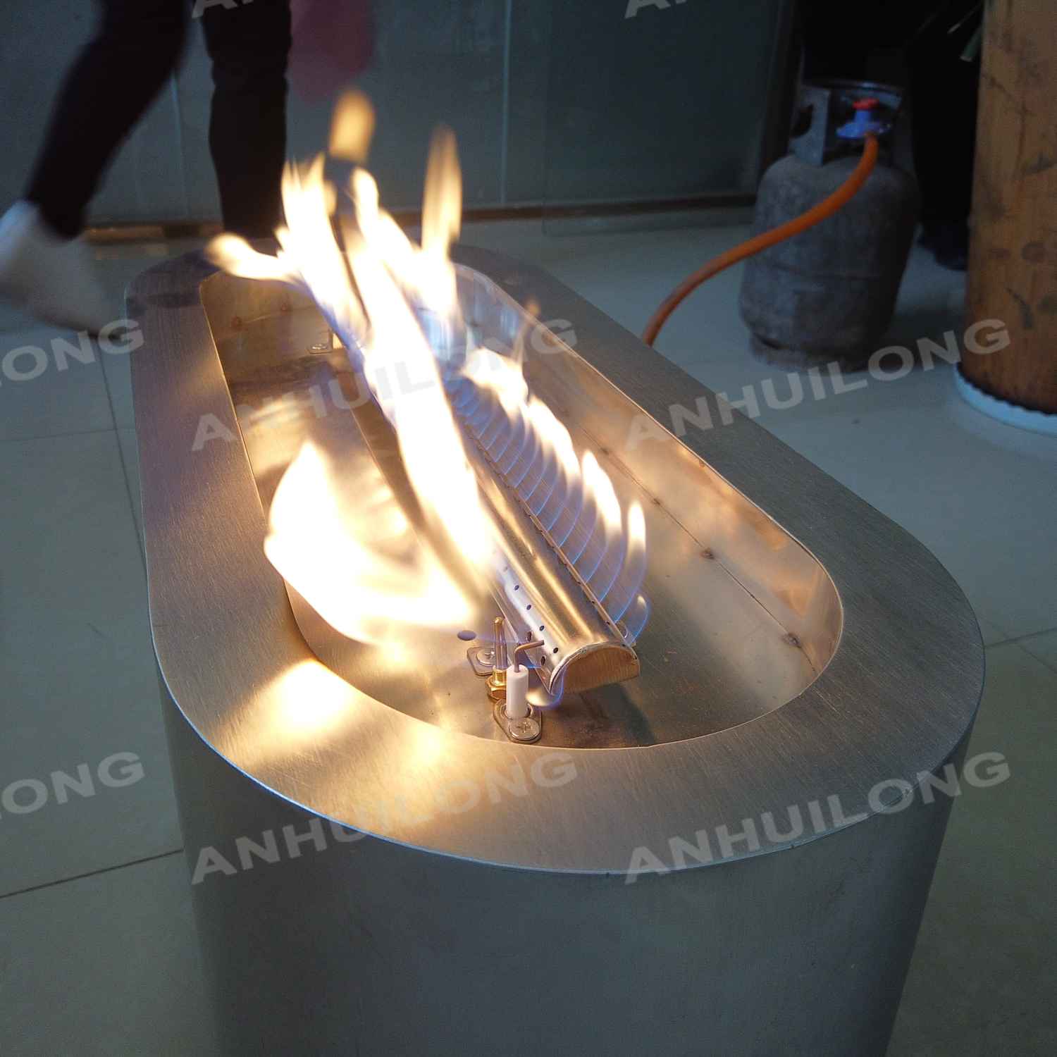 Outdoor heater natural gas fire pit for outdoor heating