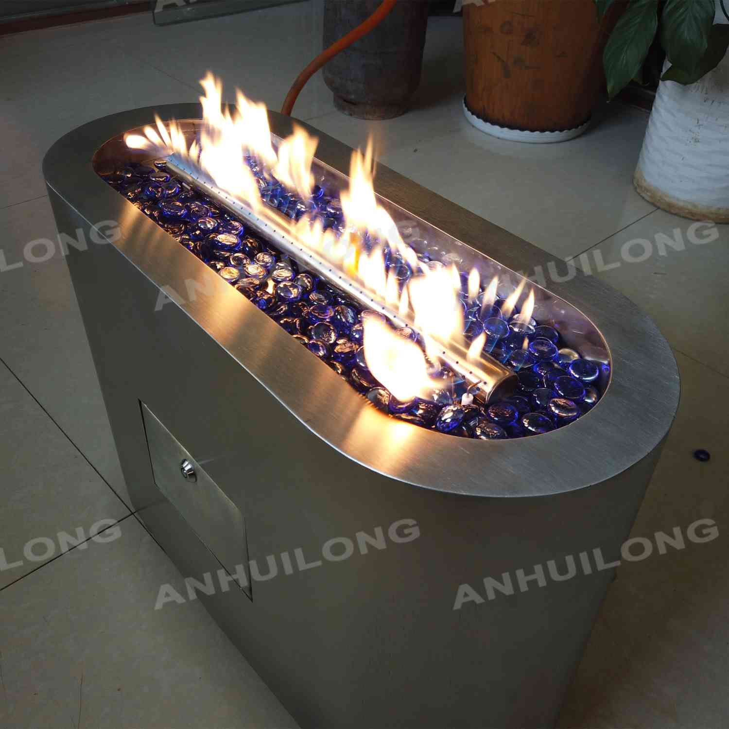 Outdoor heater natural gas fire pit for outdoor heating