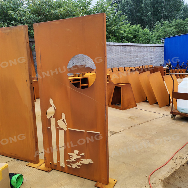 CUSTOMIZED DESIGN OUTDOOR CORTEN STEEL SCREENS