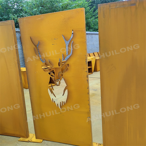 CUSTOMIZED DESIGN OUTDOOR CORTEN STEEL SCREENS