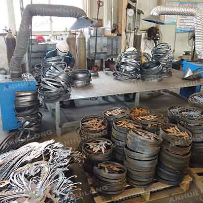 Metal crafts for garden home decorations corten steel cutting arts