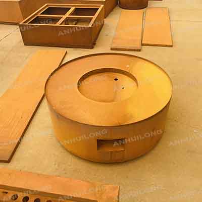 Propane Metal Fire Pit Fire Bowl Gas Corten Fire Table