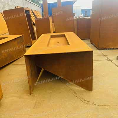 Propane Metal Fire Pit Fire Bowl Gas Corten Fire Table