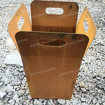 Rusty corten planter garden decoration flower pot/Corten Steel Rusty Planter