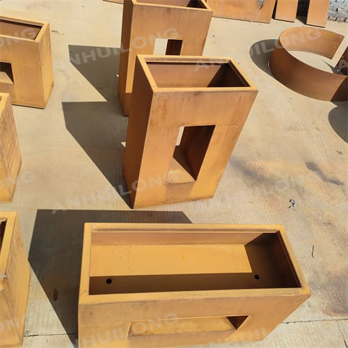 corten steel planter boxes corten steel planter flower pot