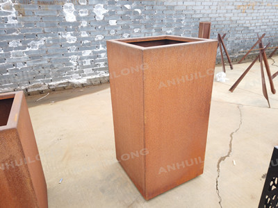 High quality corten steel planters For Landscaping