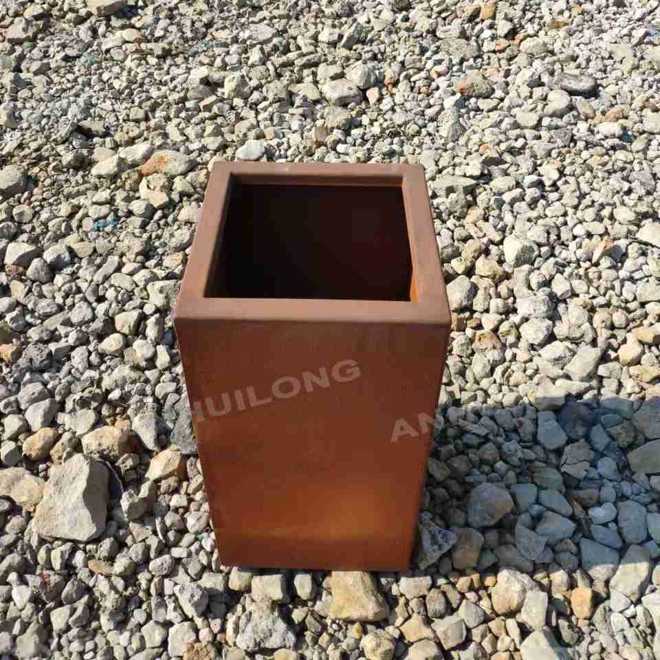 Nature style large outdoor planter for resort