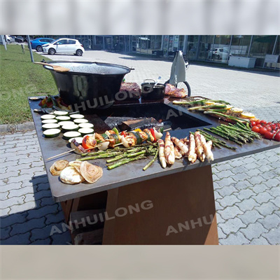 backyard bbq grill bbq party corten steel